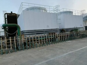 玻璃钢方形逆流式冷却塔2