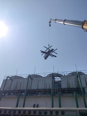 玻璃钢方形逆流式冷却塔3