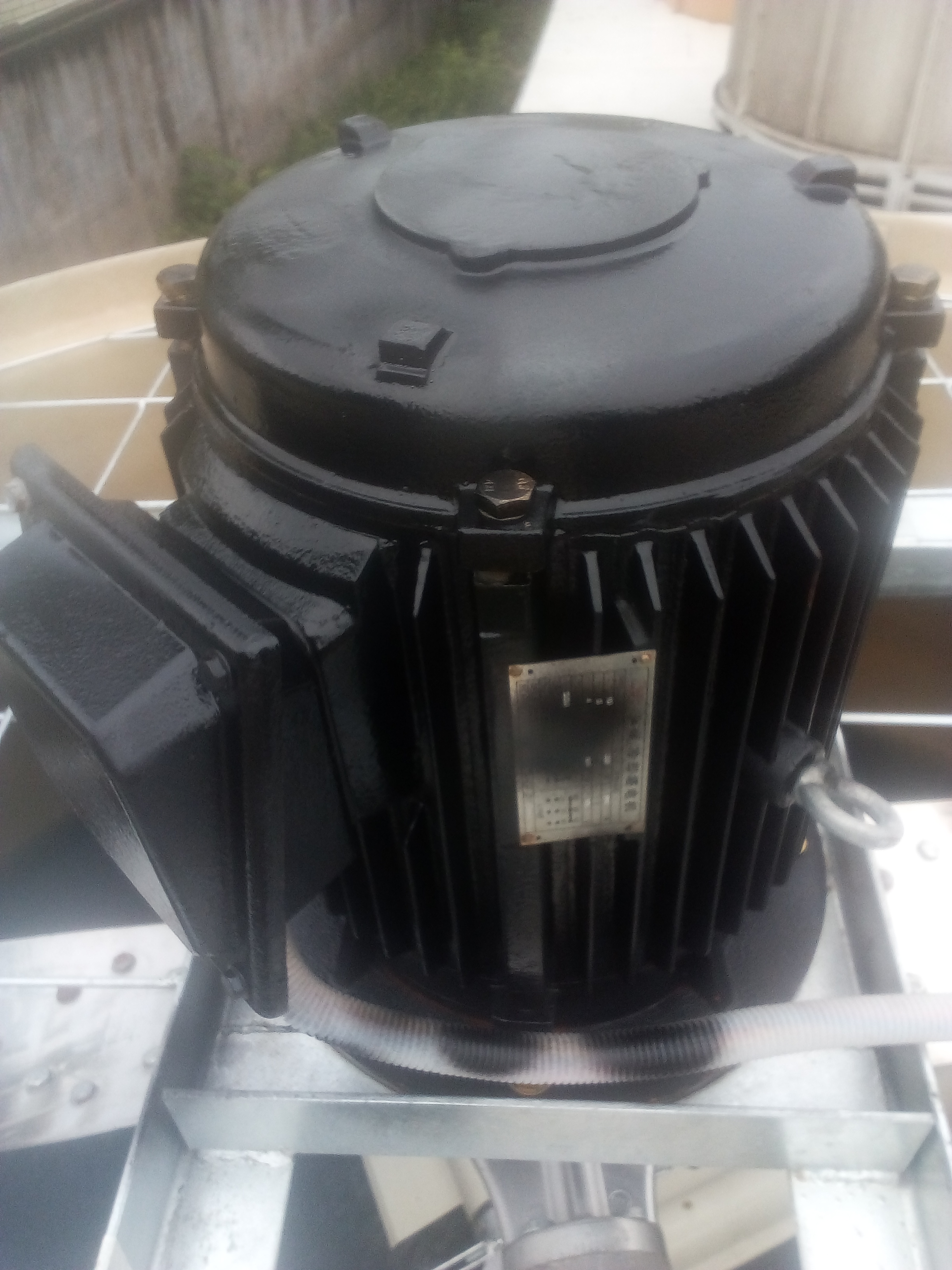 冷却塔电机更换与维修