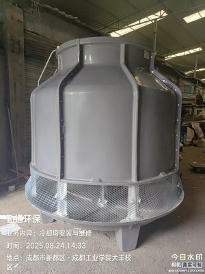 成都郫都区80t高温型冷却塔安装案例